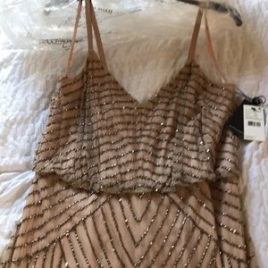 BNWT Adrianna Papell blouson gown